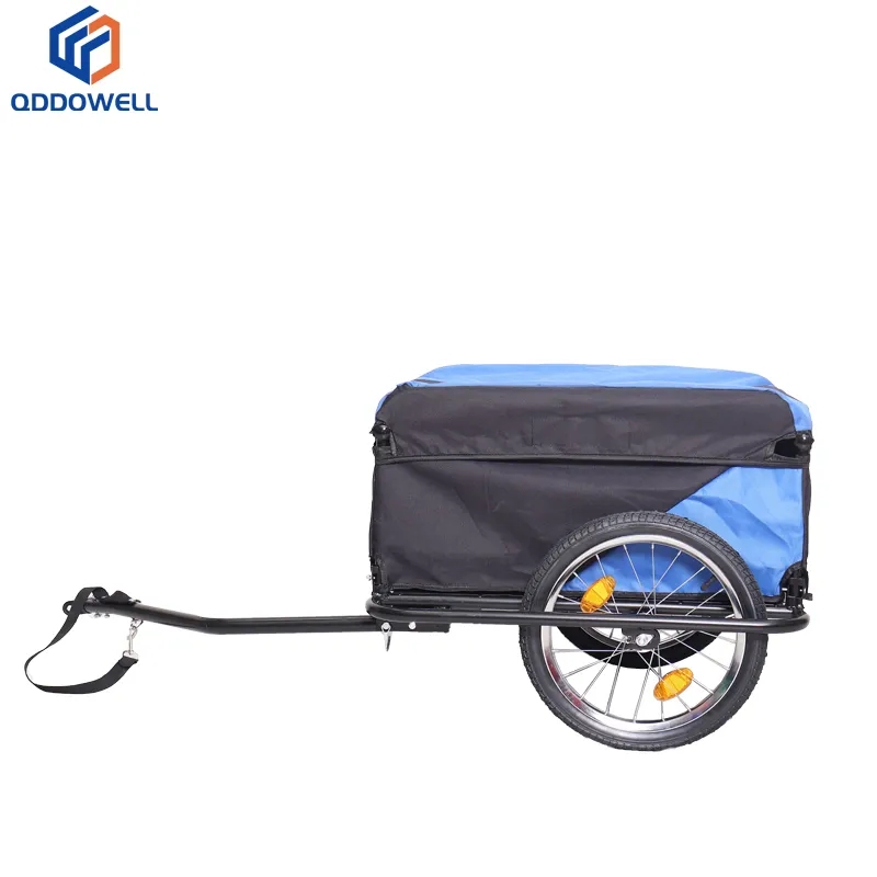 Outdoor Travel Camping Box Cargo Bike Wagon Bicycle Trailer (Middle View)