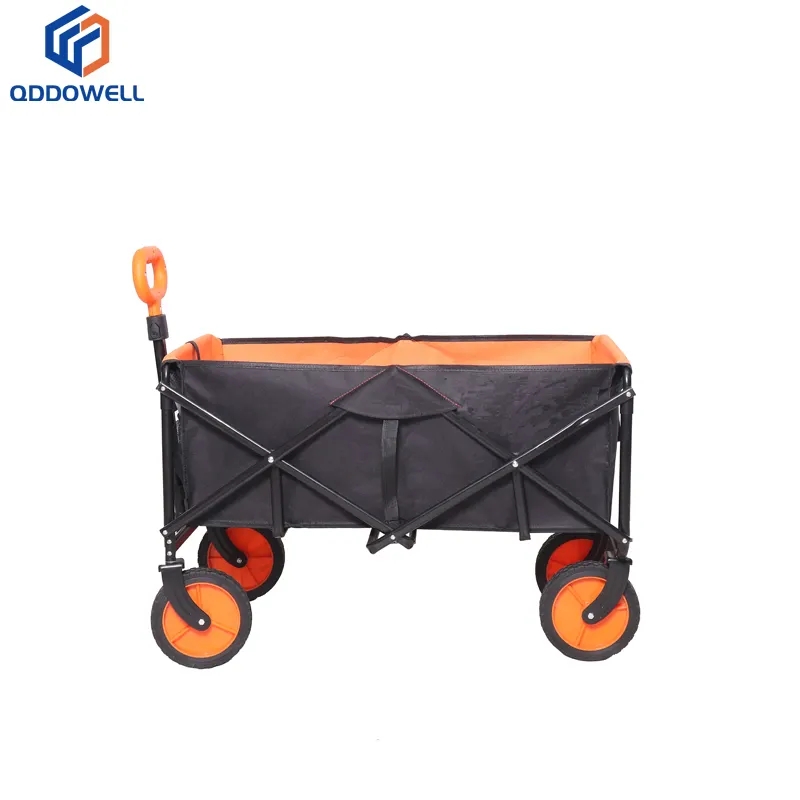 Collapsible Beach Wagon Camping Cart Good Quality Folding Wagon (Opened for Beach/Camping Use)