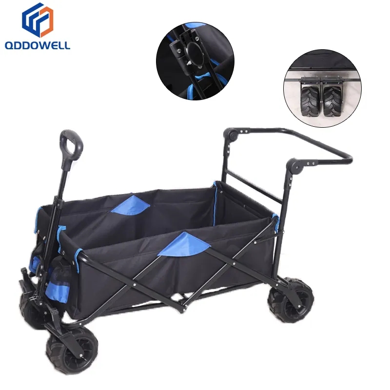 Heavy Duty Collapsible Outdoor Utility Wagon Garden Shopping Camping Carts With Accessories View