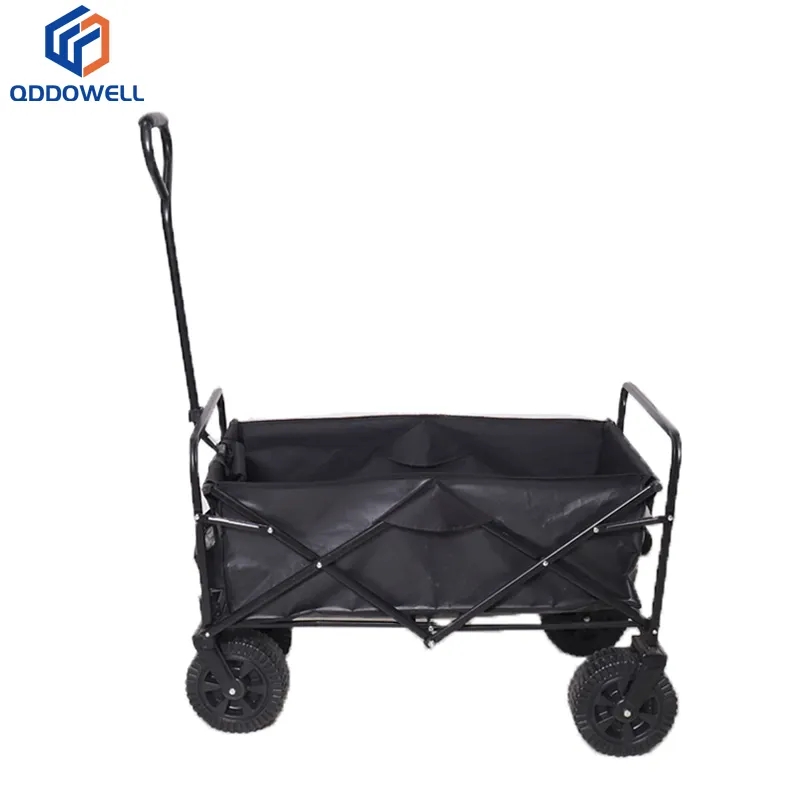 Outdoor shopping camping garden folding portable wagons cart collapsible wagon (Opened
