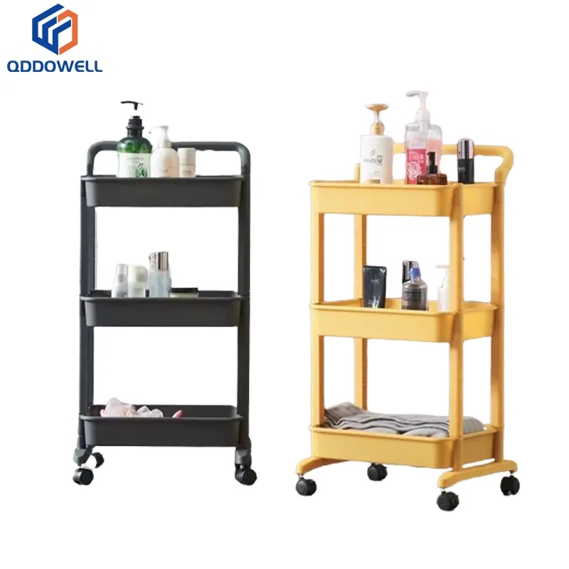 Folding-Metal-Utility-Rolling-Cart-Multi-Function-Use-Scene-Show