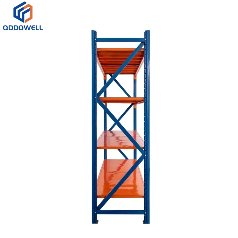 Front View Of Industrial Shelving Medium Duty Garage Storage Metal Rack
