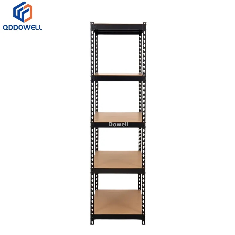 Front View Of Rivet Boltless Shelving Storage Rack Metal Shelf For Warehouse And Garage
