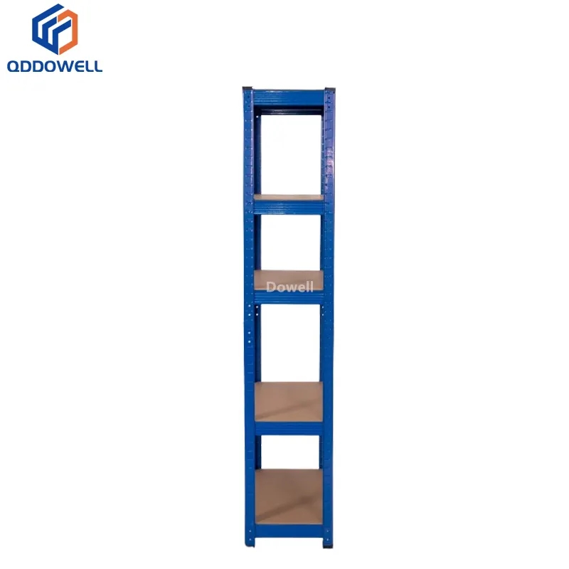 Narrow View Of Boltless Shelving Powder Coating Warehouse Storage Rack System