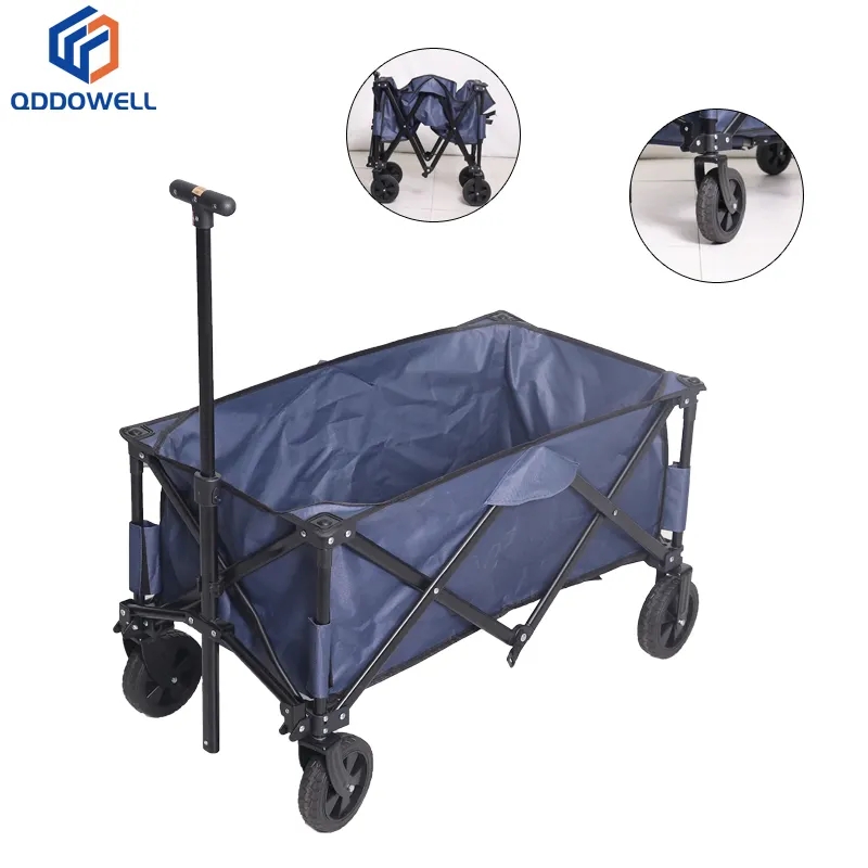 Lightweight Camping Picnic Foldable Heavy Duty Utility Wagon Cart With Accessories View