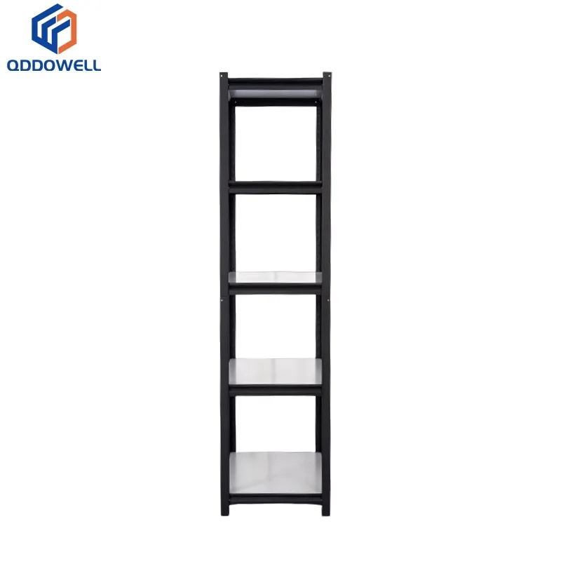 Front View Of Garage Shelving Heavy Duty Adjustable Metal Shelves Double - layer Storage Rack